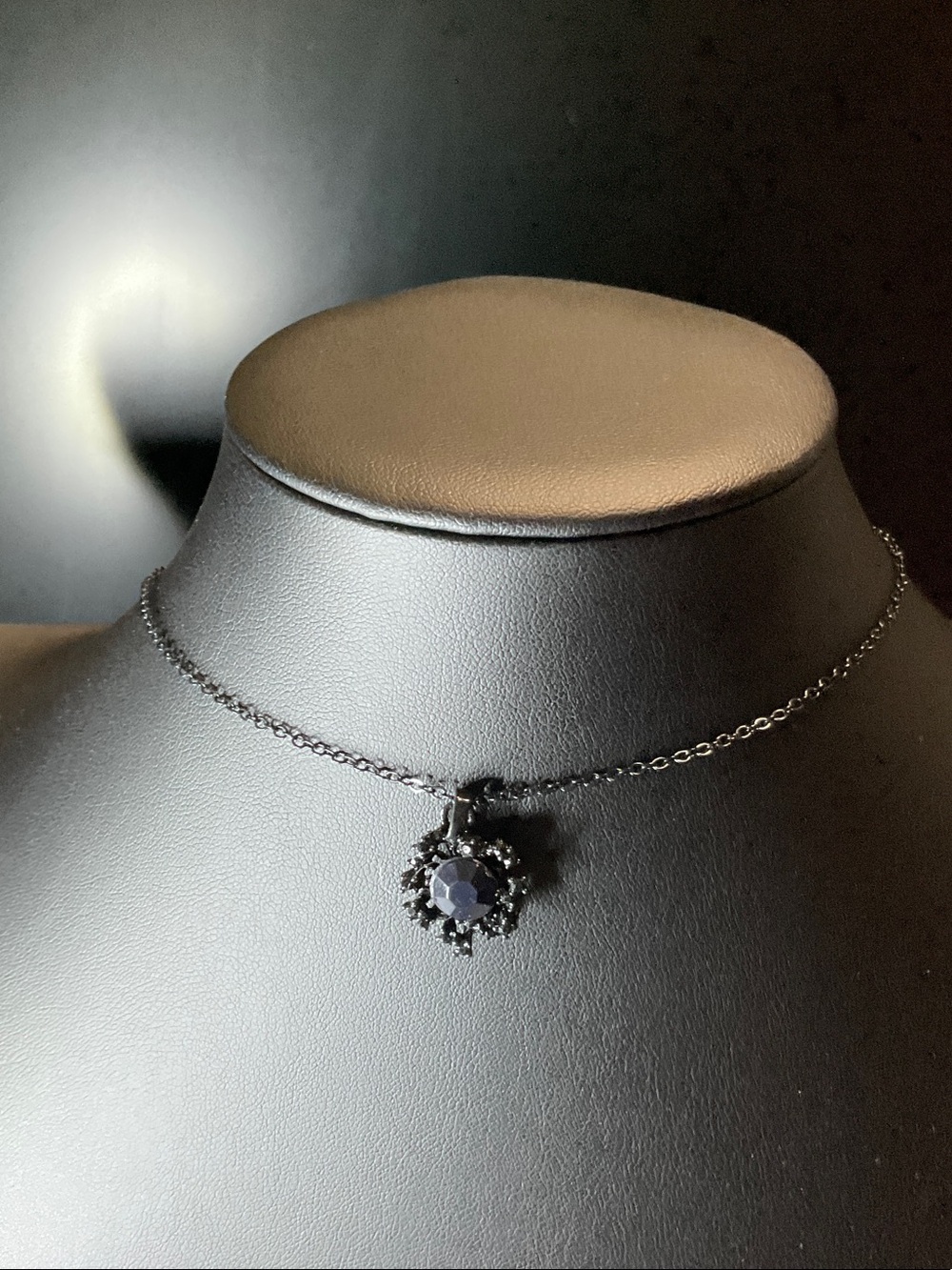 Black Crystalline Sunburst Pendant Necklace for Women with Earrings and Bracelet
